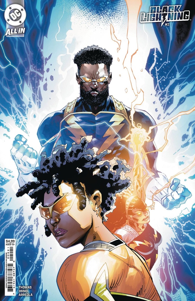 Black Lightning #2 (Cover B Ryan Benjamin Card Stock Variant)