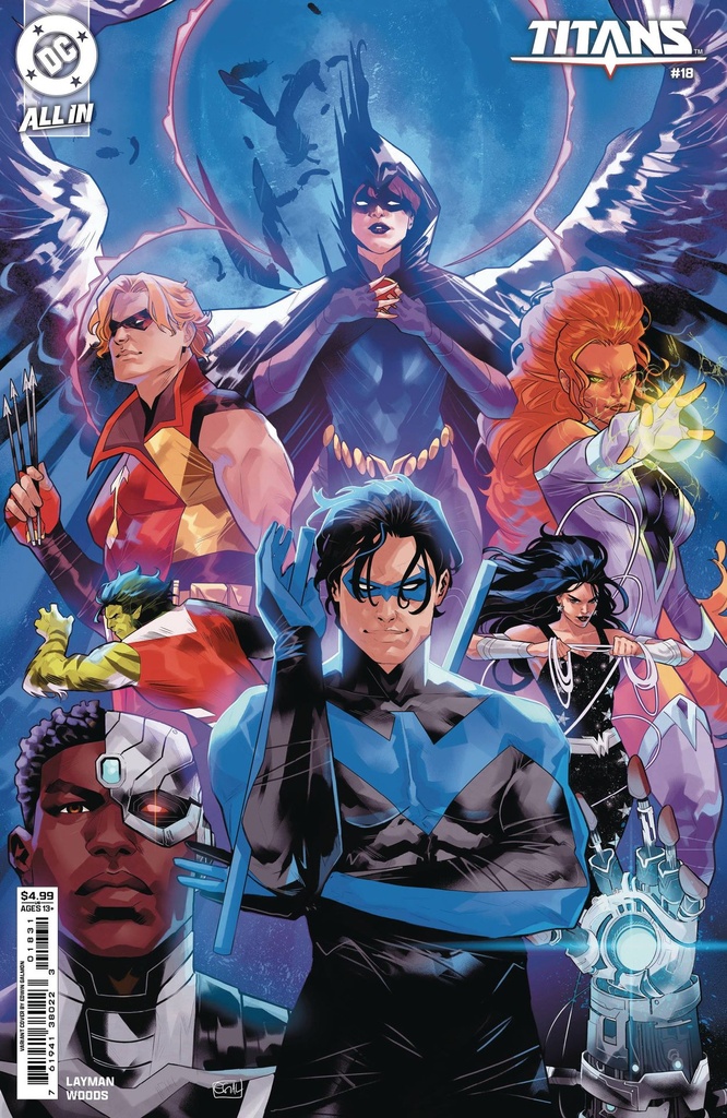 Titans #18 (Cover B Edwin Galmon Card Stock Variant)