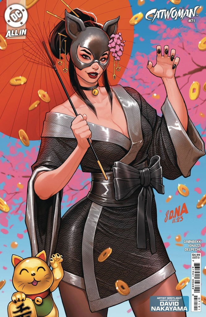 Catwoman #71 (Cover D David Nakayama Artist Spotlight Card Stock Variant)