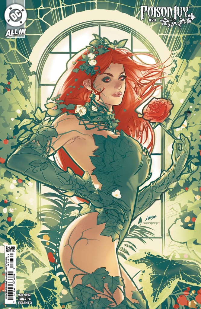 Poison Ivy #28 (Cover C Pablo Villalobos Card Stock Variant)