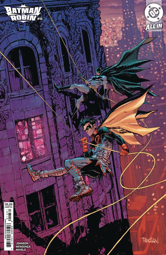 Batman and Robin #16 (Cover C Dan Panosian Card Stock Variant)