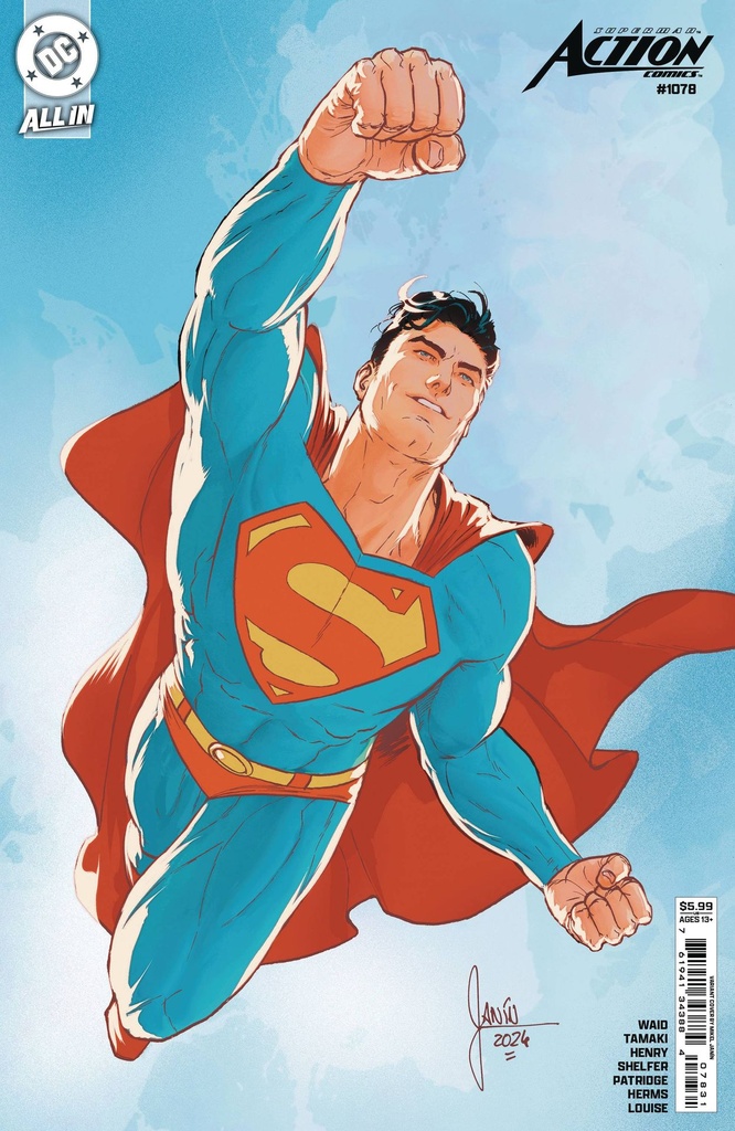 Action Comics #1078 (Cover C Mikel Janin Card Stock Variant)