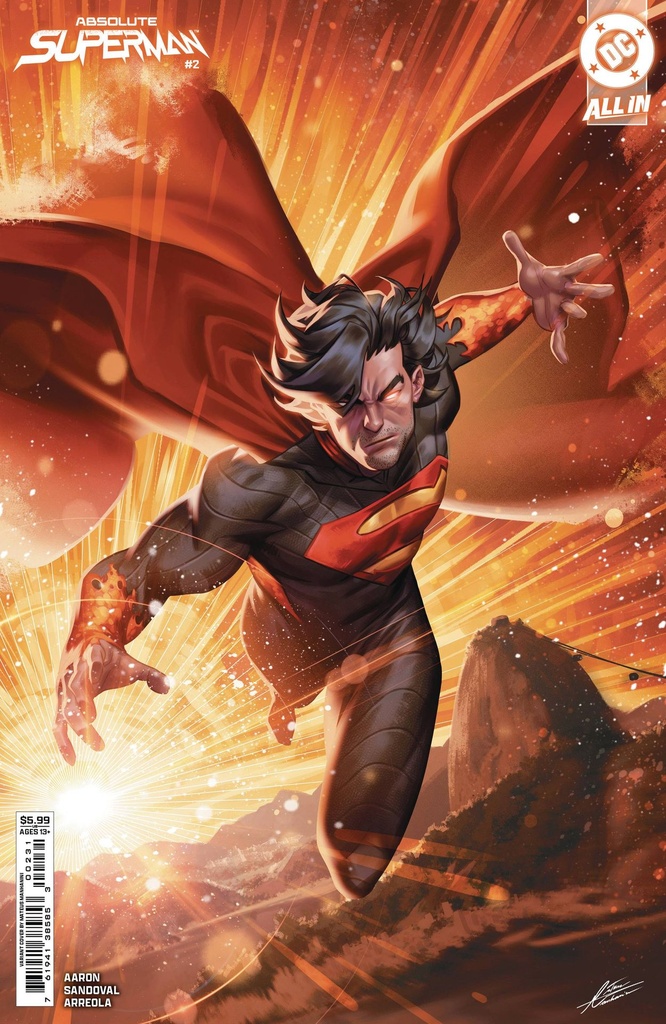 Absolute Superman #2 (Cover C Mateus Manhanini Card Stock Variant)