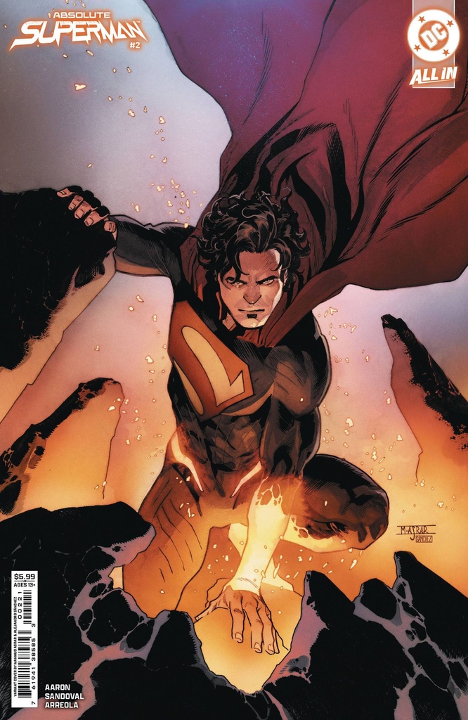 Absolute Superman #2 (Cover B Mahmud Asrar Card Stock Variant)