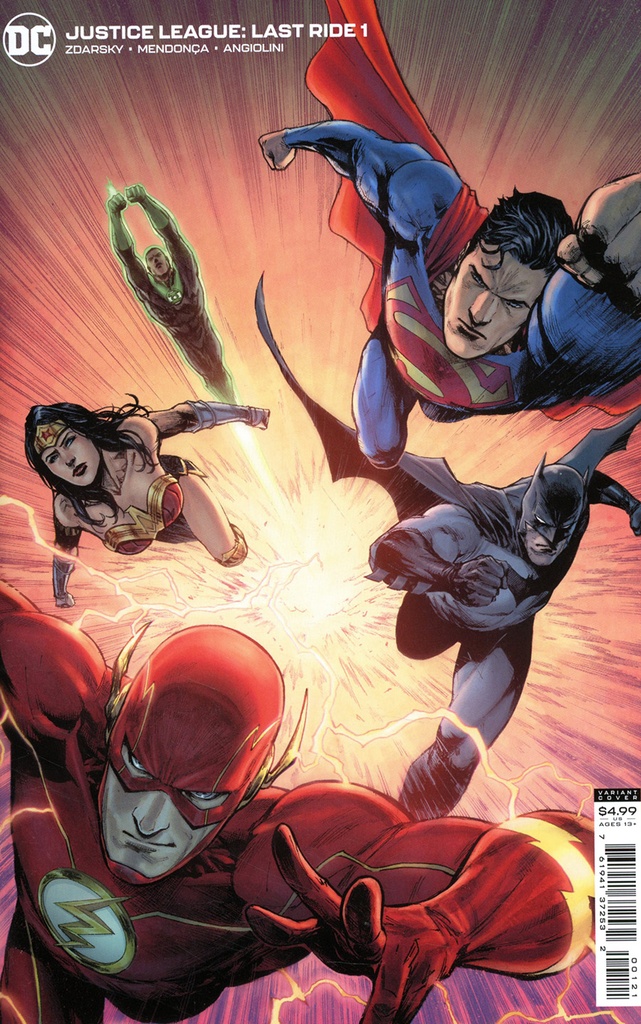 Justice League: Last Ride #1 (Miguel Mendonca Card Stock Variant)