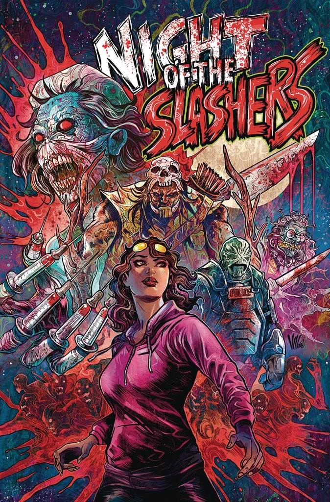 Night of the Slashers #3 (Cover B Vincenzo Riccardi)