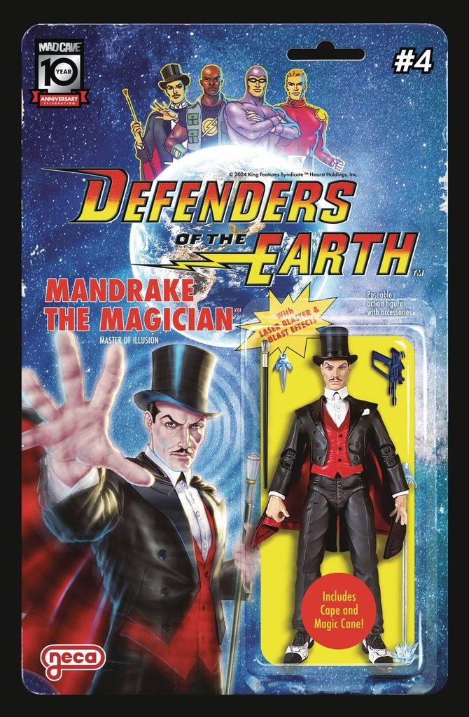 Defenders of the Earth #4 of 8 (Cover B Djordje Djokovic Action Figure Variant)