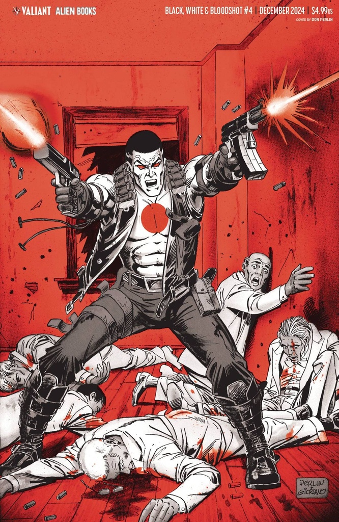 Black, White & Bloodshot #4 of 4 (Cover F Don Perlin Virgin Variant)