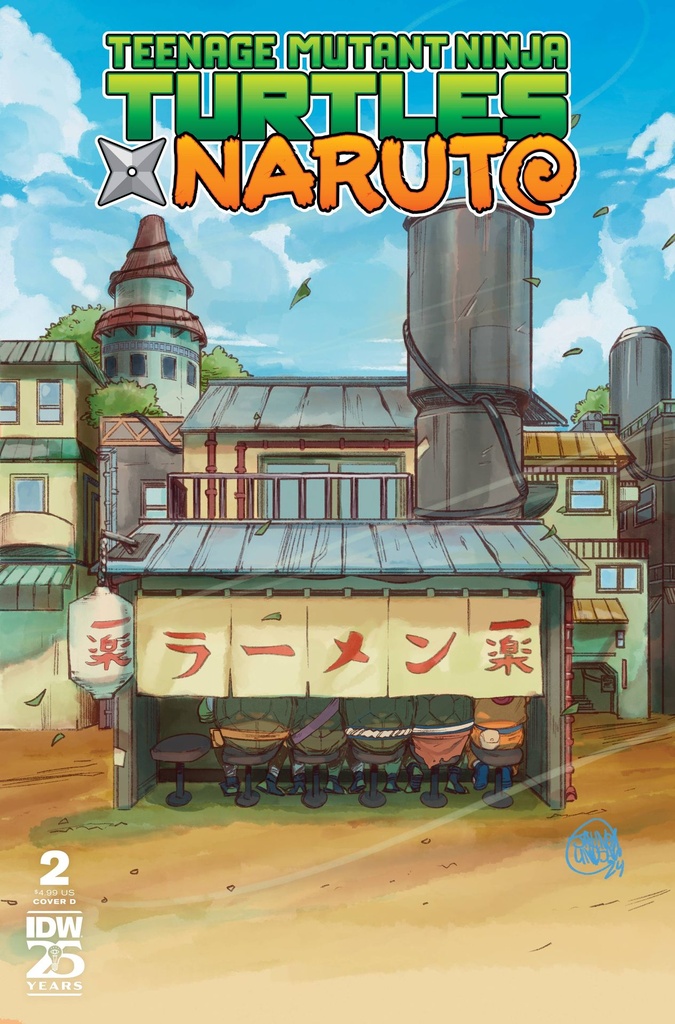 Teenage Mutant Ninja Turtles x Naruto #2 (Cover D Jahnoy Lindsay)