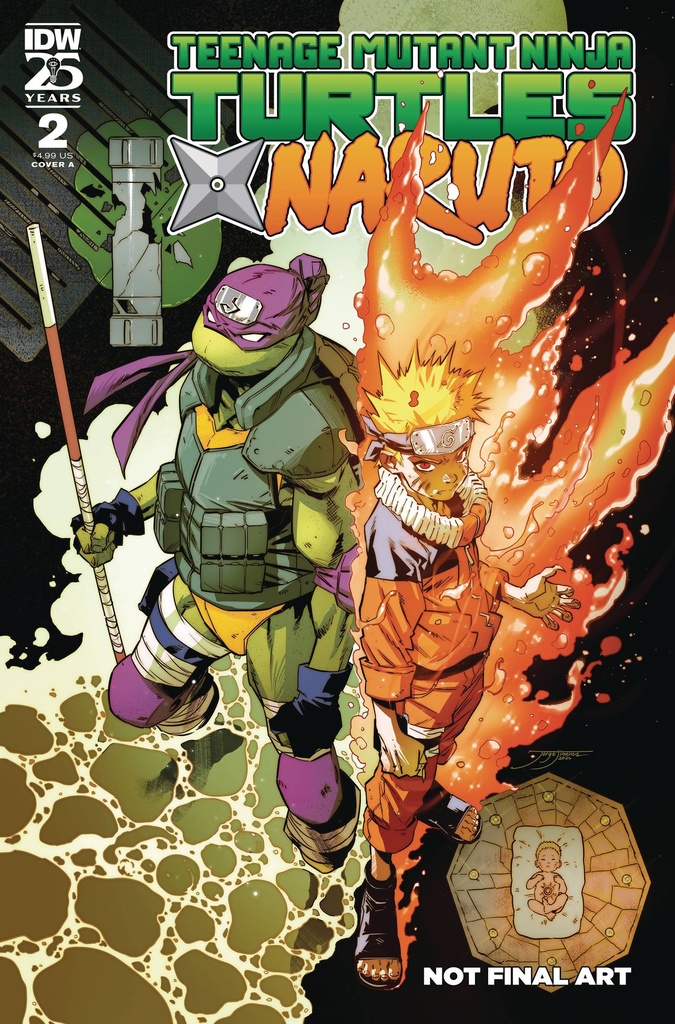 Teenage Mutant Ninja Turtles x Naruto #2 (Cover A Jorge Jimenez)