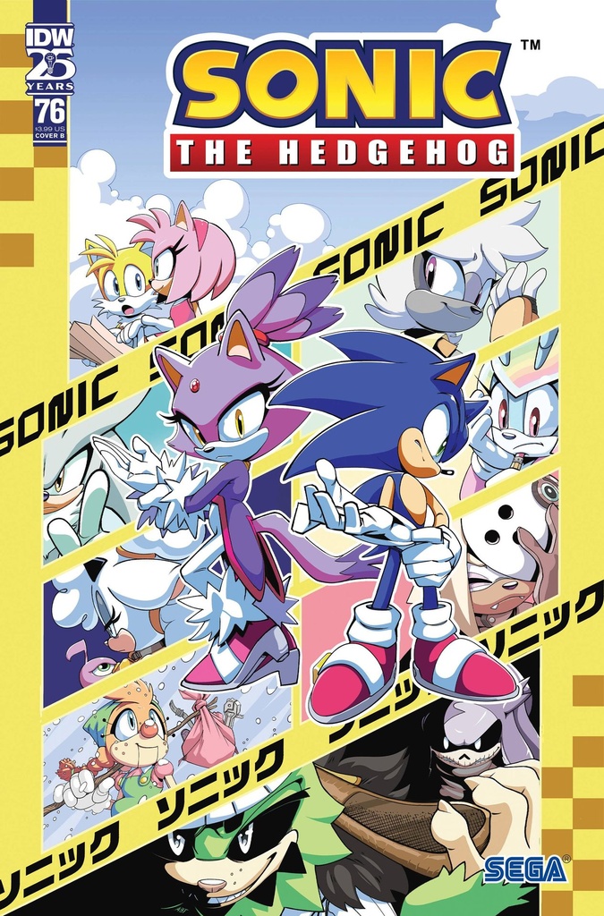 Sonic The Hedgehog #76 (Cover B Adam Bryce Thomas)