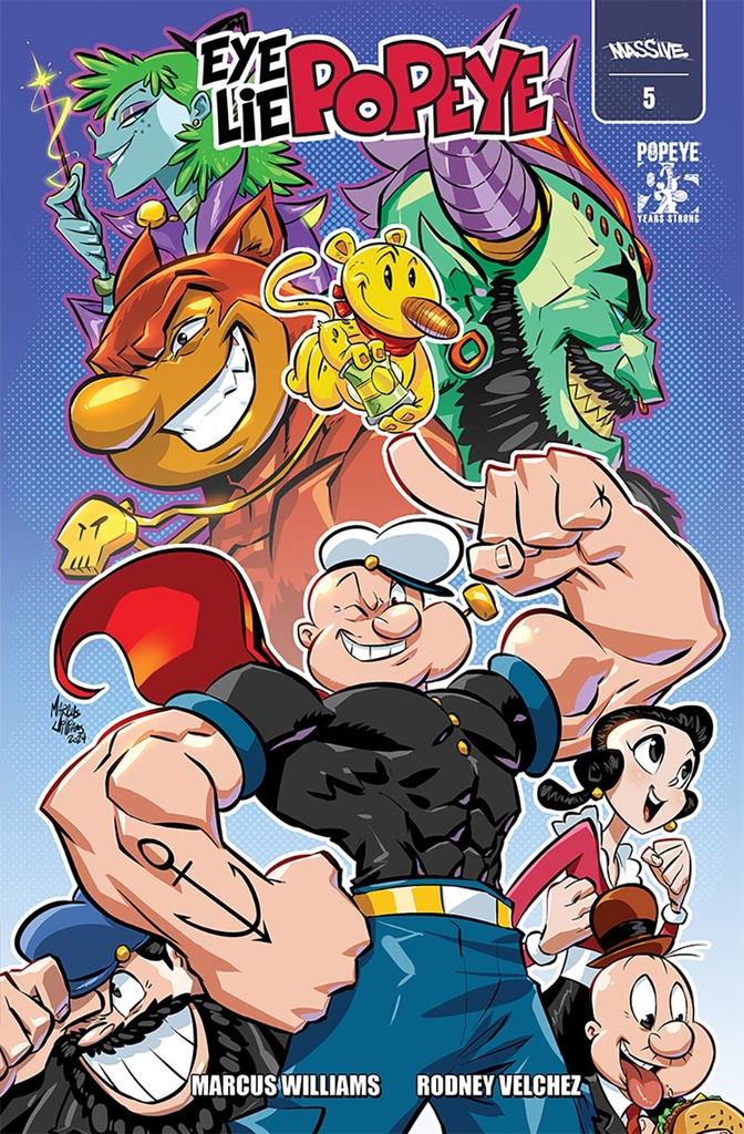 Eye Lie Popeye #5 (Cover B Marcus Williams)