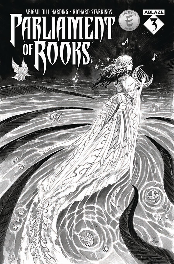 Parliament of Rooks #3 (Cover B Abigail Jill Harding B&W Variant)