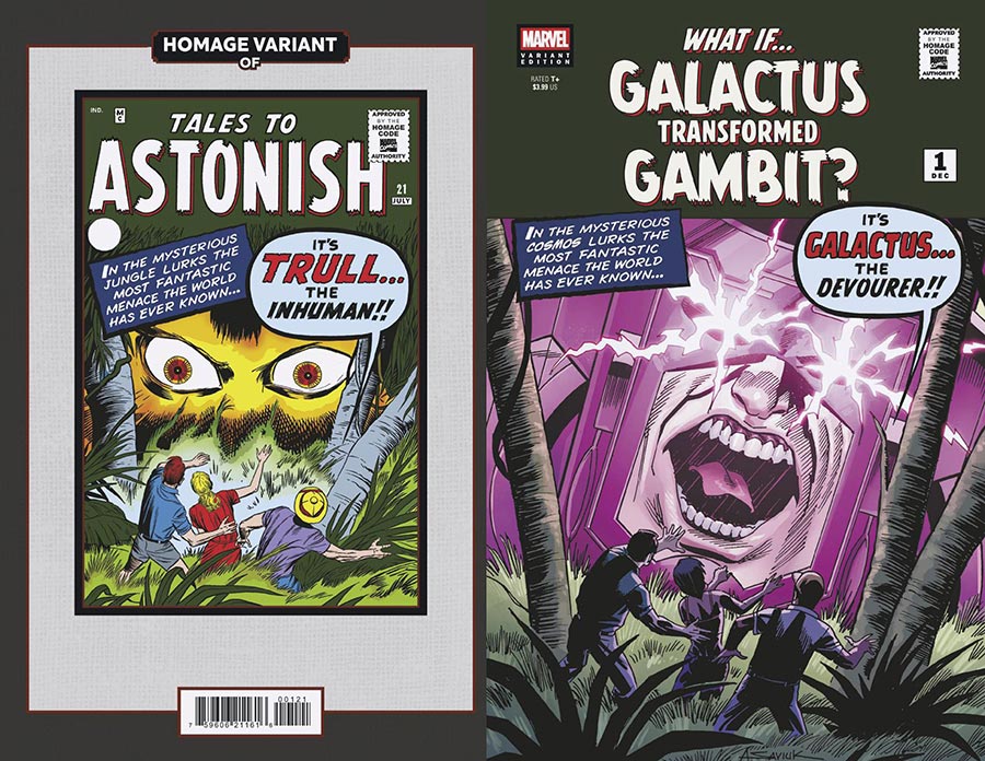 What If...? Galactus Transformed Gambit #1 (Alex Saviuk Sci-Fi Homage Variant)