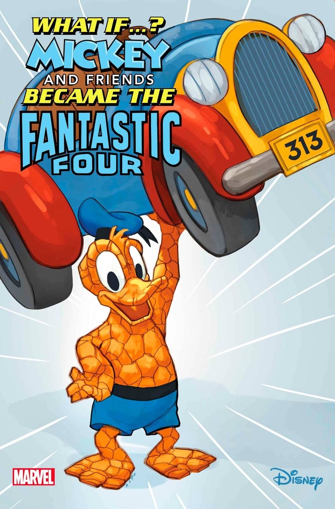 Marvel & Disney: What If…? Mickey & Friends Became the Fantastic Four #1 (Phil Noto Donald Duck The Thing Variant)