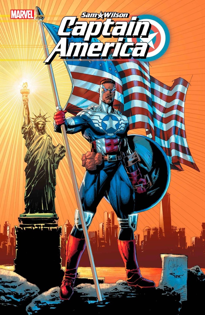 Sam Wilson: Captain America #1 of 5 (Whilce Portacio Captain America Sam Wilson Homage Variant)