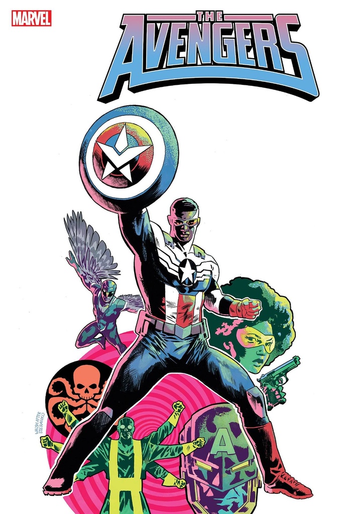 Avengers #22 (Michael Walsh Captain America Sam Wilson Homage Variant)