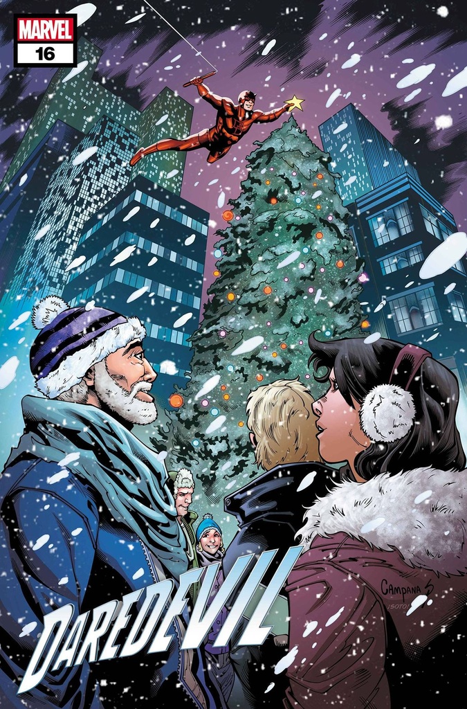 Daredevil #16 (Chris Campana Winter Holiday Variant)