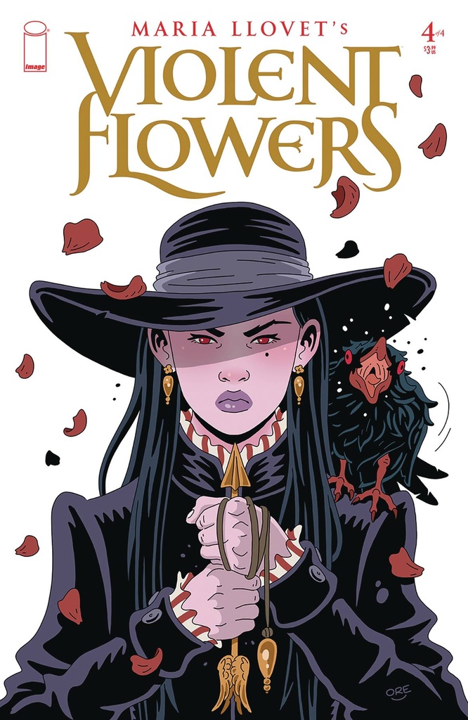 Maria Llovet's Violent Flowers #4 of 4 (Cover D Jesus Orellana)