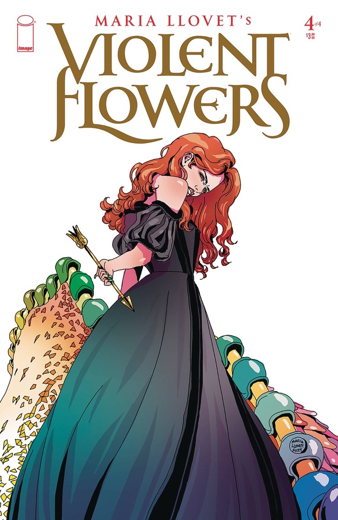 Maria Llovet's Violent Flowers #4 of 4 (Cover B Maria Llovett)