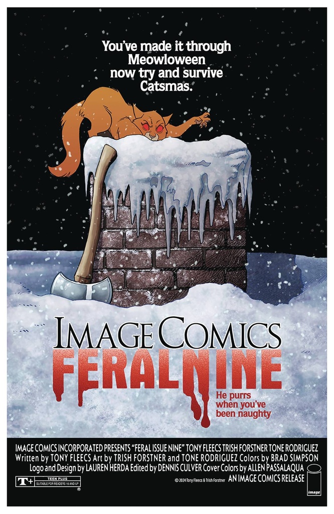 Feral #9 (Cover B Trish Forstner & Tony Fleecs)