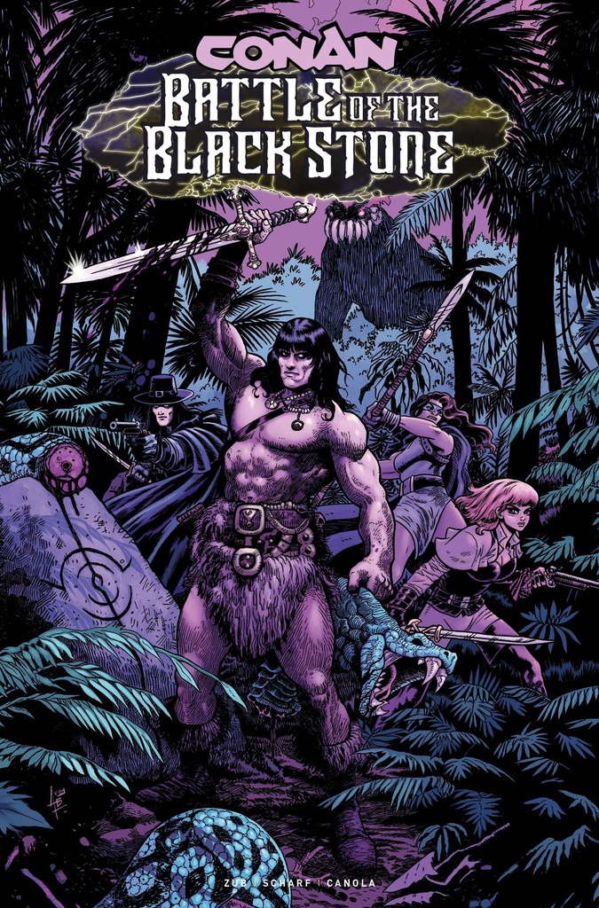 Conan the Barbarian: Battle of the Black Stone #4 of 4 (Cover B Andy Belanger)