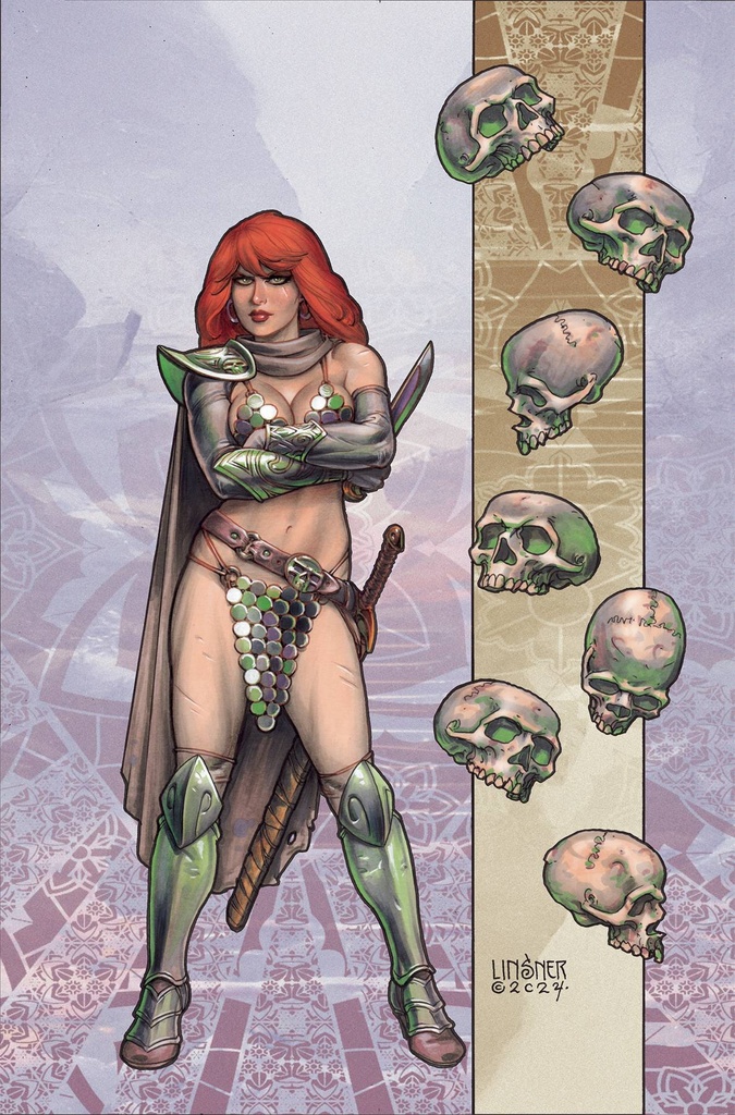 Red Sonja: Death and the Devil #4 (Cover F Joseph Michael Linsner Limited Virgin Variant)