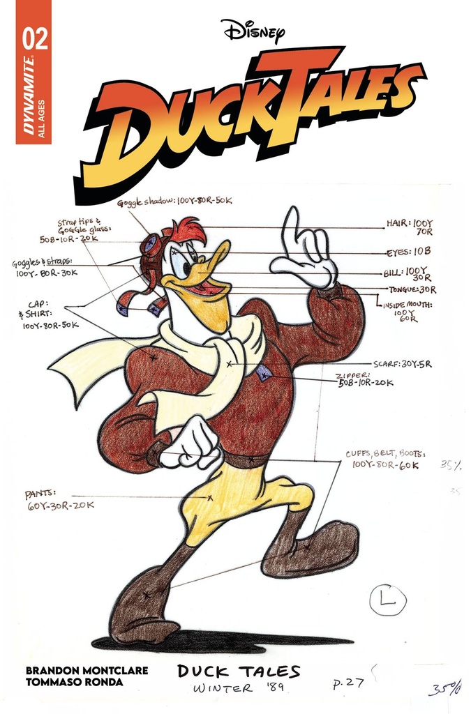 DuckTales #2 (Cover E Classic Character Art Variant)