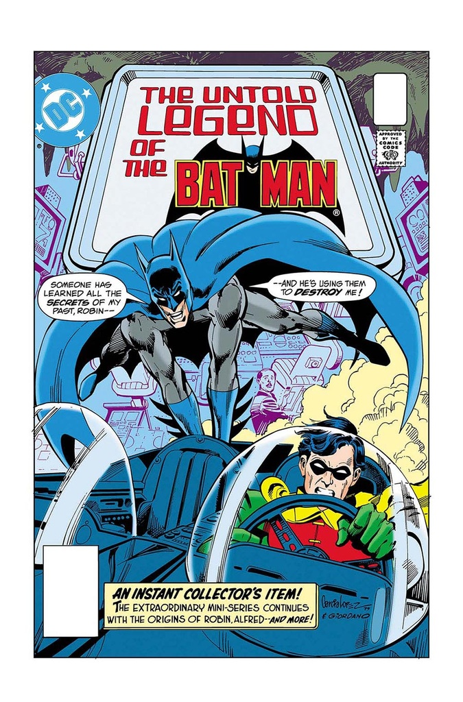 The Untold Legend of the Batman: Limited Edition #1 (Cover B Jose Luis Garcia-Lopez & Dick Giordano Foil Variant)