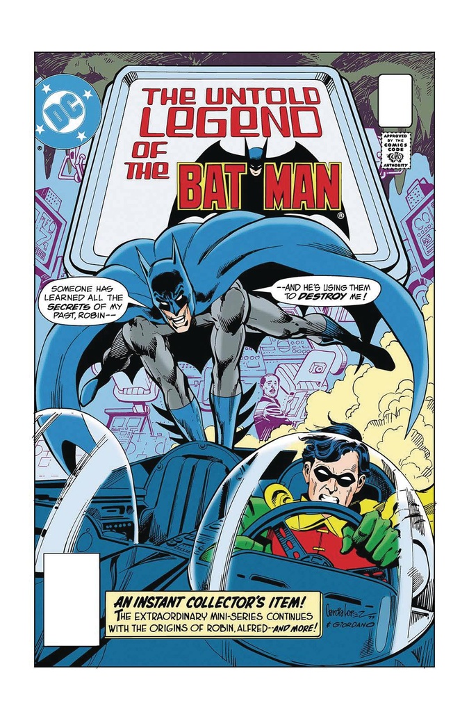 The Untold Legend of the Batman: Limited Edition #1 (Cover A Jose Luis Garcia-Lopez & Dick Giordano)