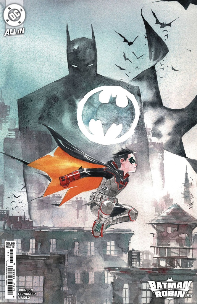 Batman and Robin #17 (Cover C Dustin Nguyen Card Stock Variant)