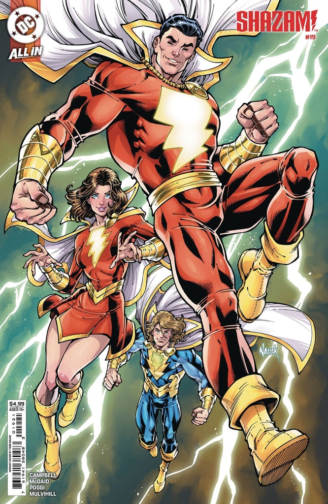 Shazam #19 (Cover B Todd Nauck Card Stock Variant)