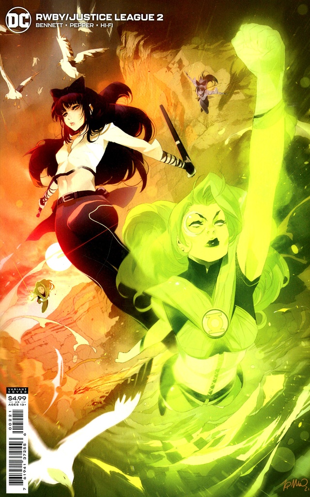 RWBY/Justice League #2 (Simone Di Meo Card Stock Variant)