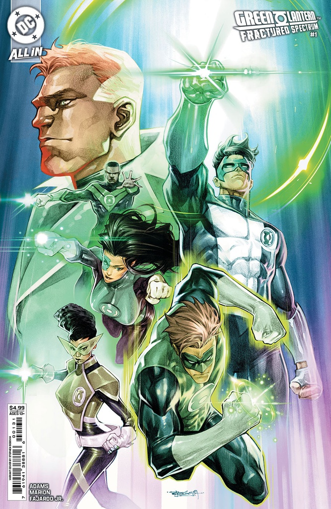 Green Lantern: Fractured Spectrum #1 (Cover B Stephen Segovia Card Stock Variant)