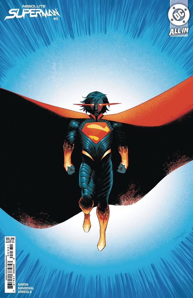 Absolute Superman #3 (Cover B Declan Shalvey Card Stock Variant)