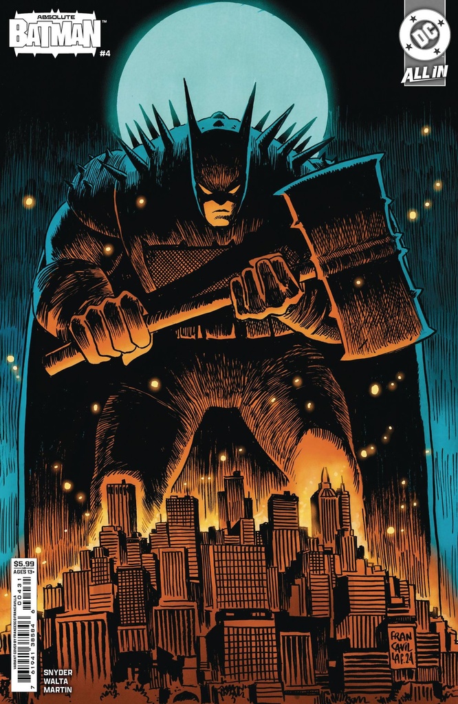 Absolute Batman #4 (Cover C Francesco Francavilla Card Stock Variant)