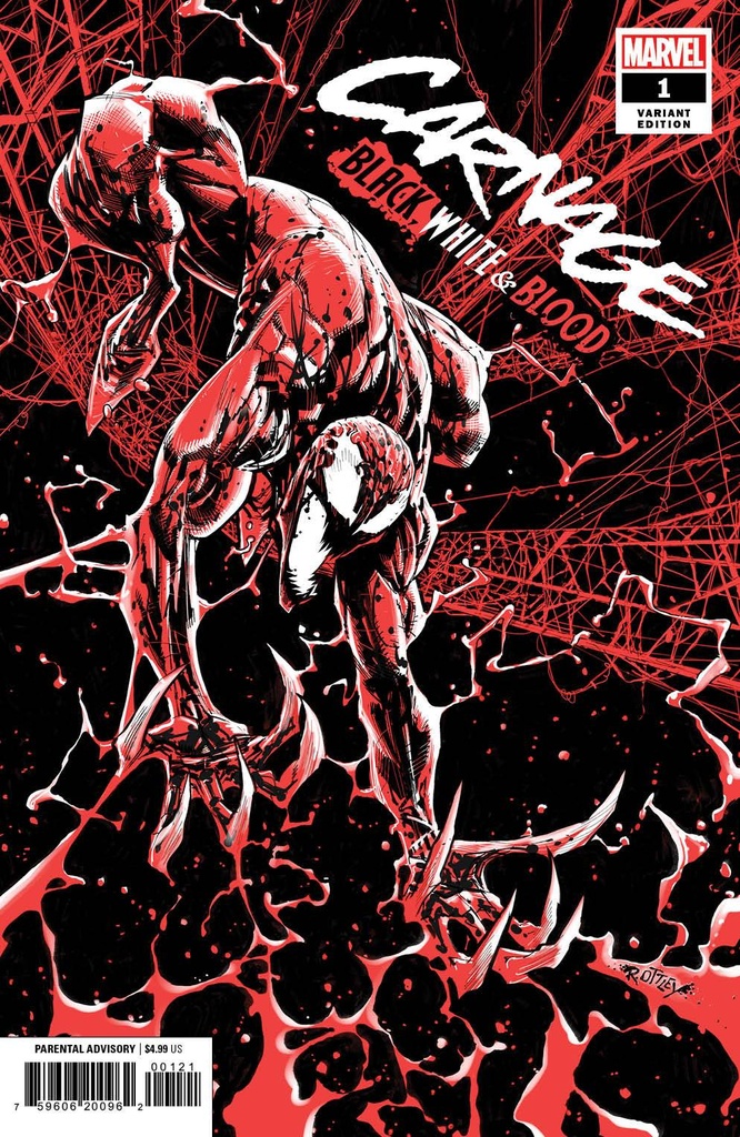 Carnage: Black White & Blood #1 of 4 (Ryan Ottley Variant)