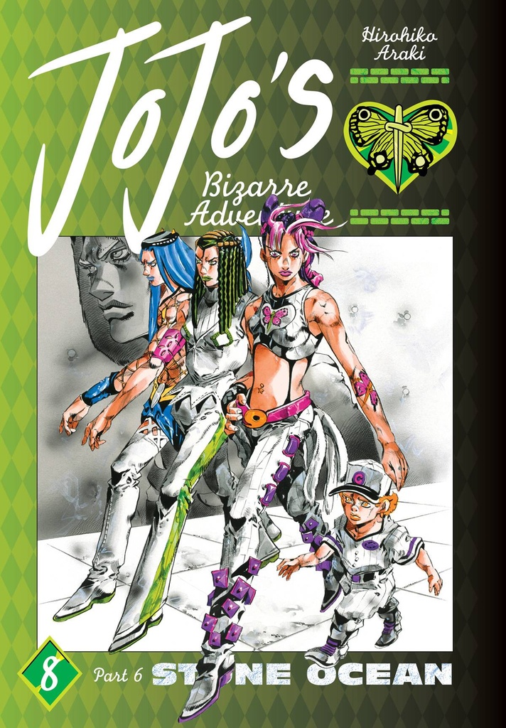 Jojo's Bizarre Adventure: Part 6 - Stone Ocean, Vol. 8 (Hardcover)