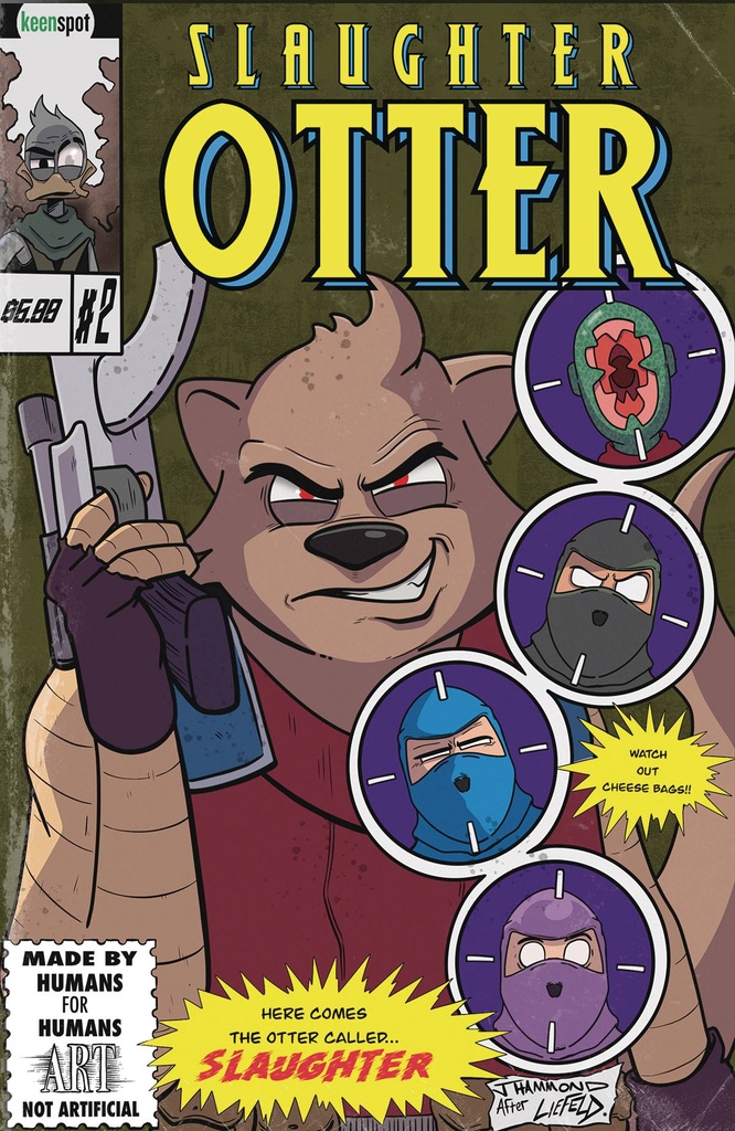 Slaughter Otter #2 (Cover B J Hammond)