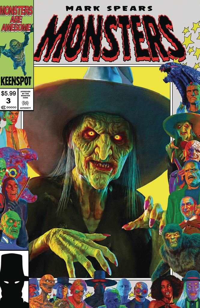 Mark Spears Monsters #3 (Cover E Witch Homage)