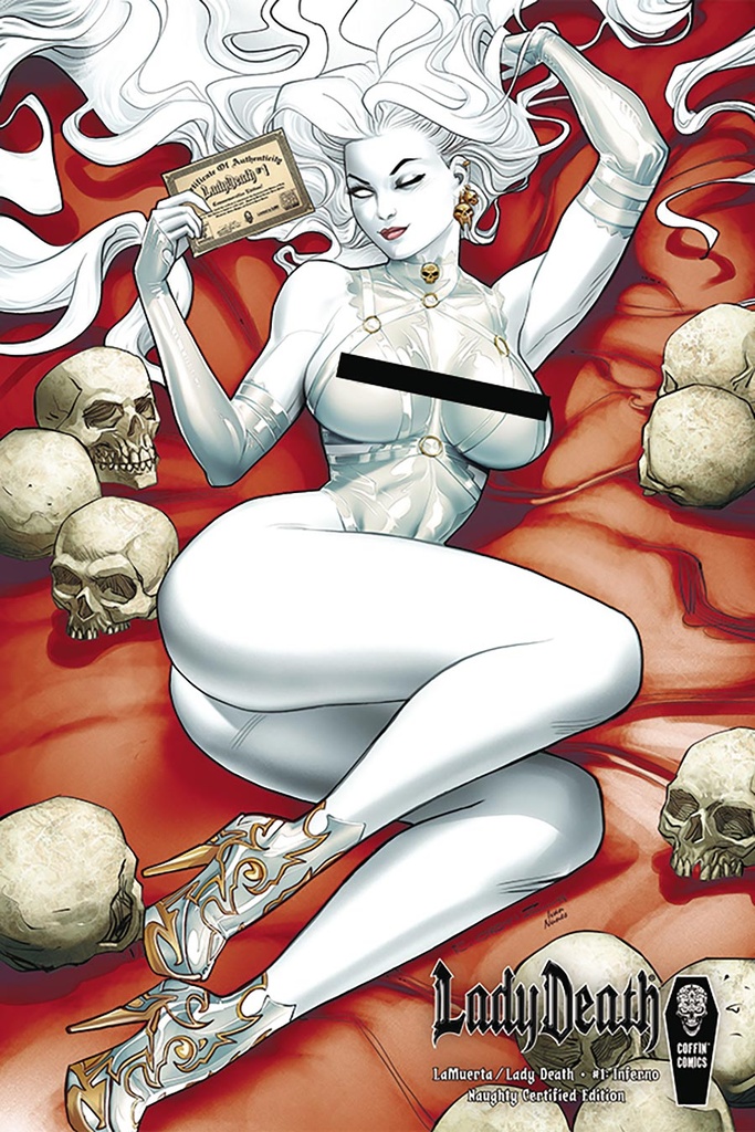 La Muerta / Lady Death: Inferno #1 (Cover D Richard Ortiz Naughty Certified Edition)