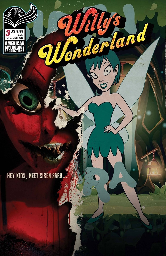 Willy's Wonderland Prequel #3 (Cover C Slashin Time Movie Poster Limited Variant)