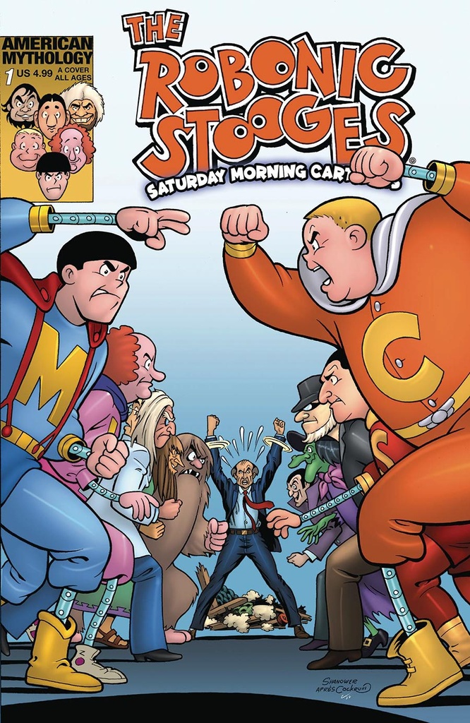 Robonic Stooges Saturday Morning Cartoons #1 (Cover A Eric Shanower)