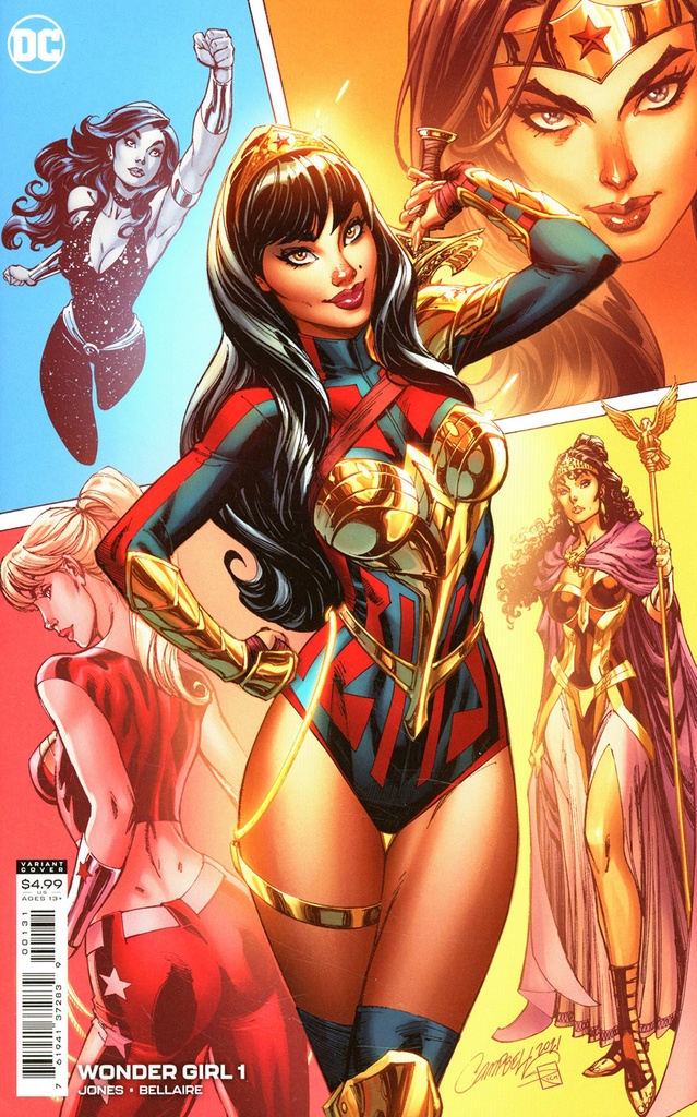 Wonder Girl #1 (1:25 J Scott Campbell Card Stock Variant)