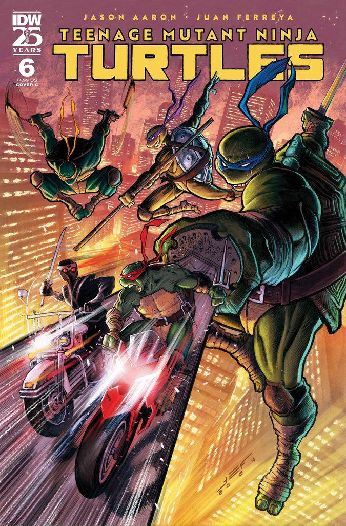 Teenage Mutant Ninja Turtles #6 (Cover C Juan Ferreyra)