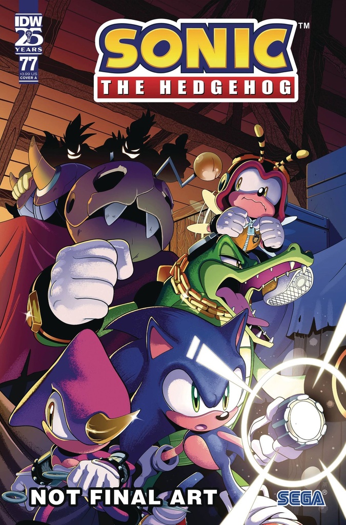 Sonic The Hedgehog #77 (Cover A Adam Bryce Thomas)