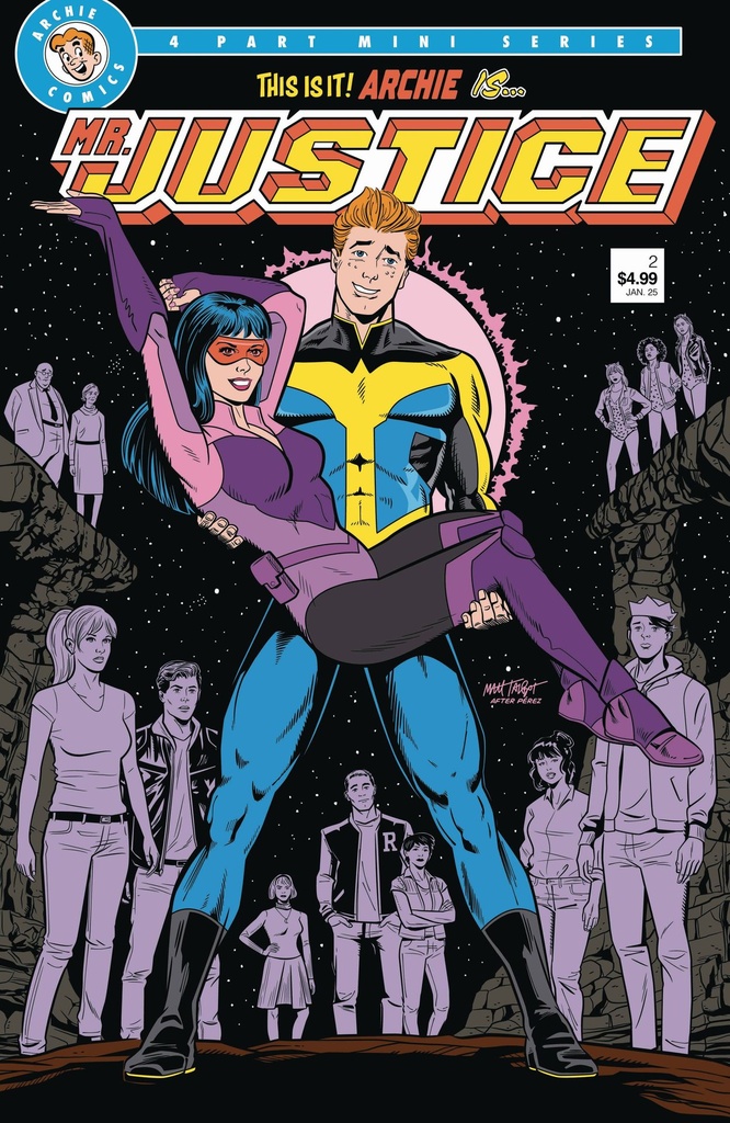 Archie is Mr. Justice #2 of 4 (Cover C Matt Talbot)