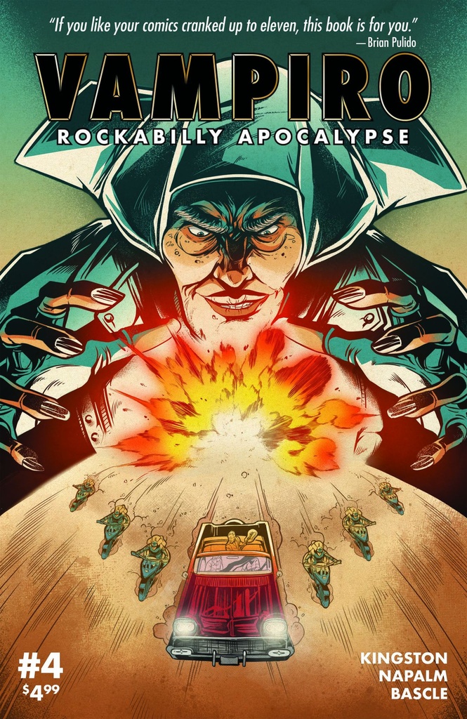 Vampiro: Rockabilly Apocalypse #4 of 5 (Cover B El Terrorifico Dr Napalm)