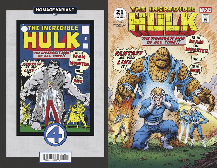 Incredible Hulk #21 (Todd Nauck Fantastic Four Homage Variant)