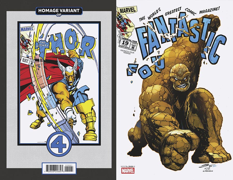 Immortal Thor #19 (Gerardo Sandoval Fantastic Four Homage Variant)